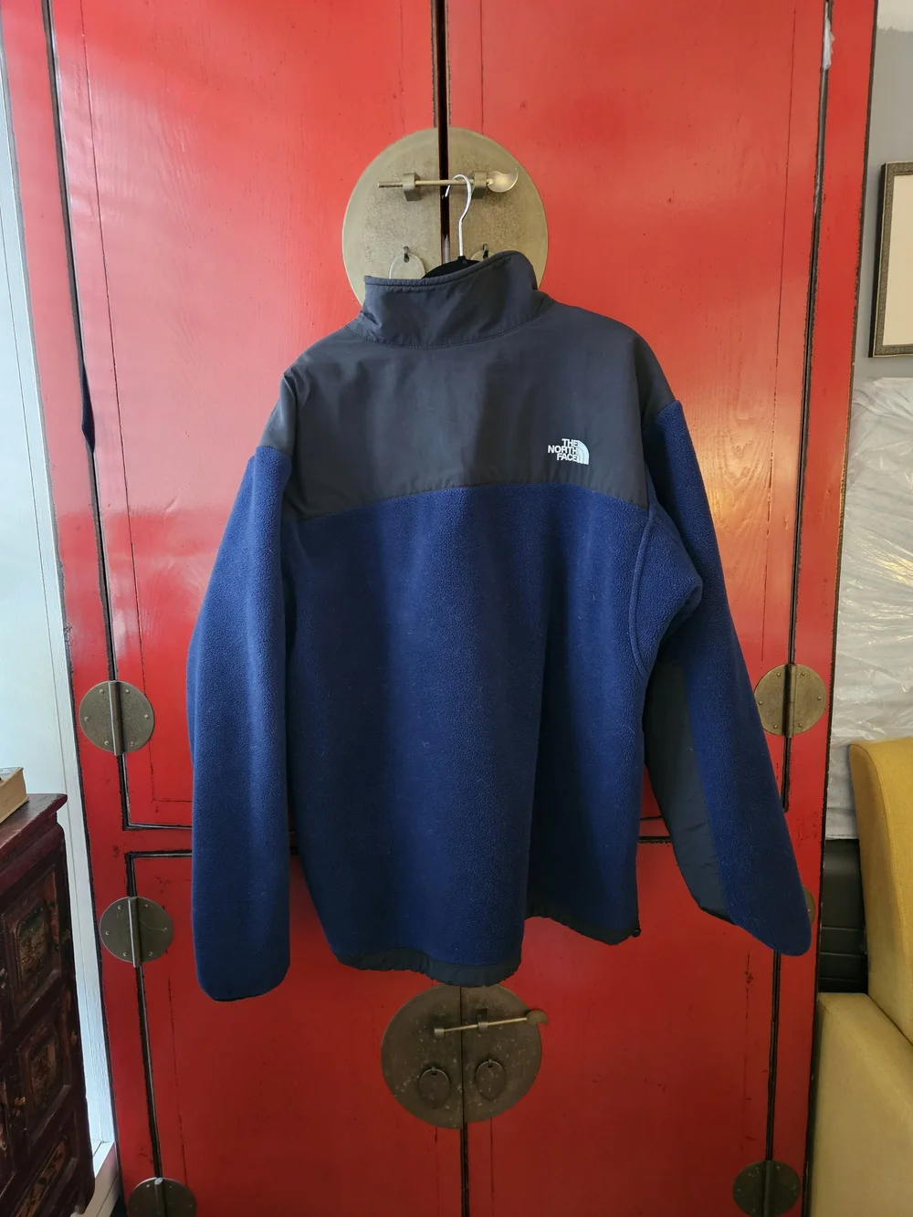 The North Face Men’s Navy Blue Polartec Fleece Jacket